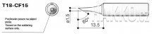 Pájecí hroty T18-CF15
