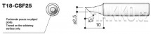 Pájecí hroty T18-CSF25