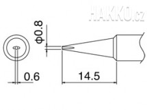 Pájecí hrot T18-D08