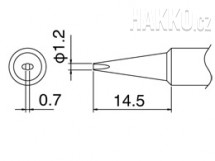 Pájecí hrot T18-D12