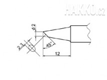 Pájecí hrot T20-BC2