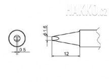 Pájecí hrot T20-D16