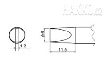 Pájecí hrot T20-D6