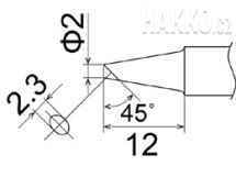 Pájecí hrot T22-BC2