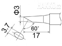 Pájecí hrot T22-C3