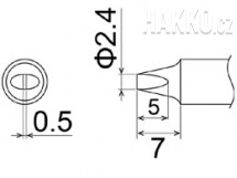 Pájecí hroty T22-D24