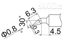 Pájecí hrot T22-JD08