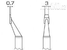 Pájecí hrot T8-1013 3L