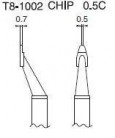 Hakko - Pájecí hrot T8-1002, CHIP 0,5C