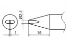 Pájecí hrot HAKKO T37-D24