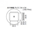 Hakko - Tryska A1189B-PLCC 34x34 mm 
