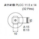 Hakko - Tryska A1141B-PLCC 11.5x14 mm