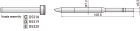 Pájecí hrot HAKKO T33-SSBC2, Slim Type