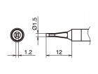  - Pájecí hrot HAKKO T39-DLS15