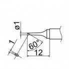Hakko - Pájecí hrot T12-C1