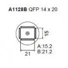 Hakko - Tryska  A1128B-QFP 14x20 mm
