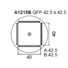 Hakko - Tryska A1215B-QFP 42.5x42.5 mm
