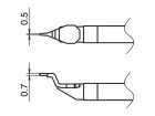 Pájecí hroty HAKKO T51-I05, 2ks/bal