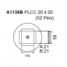 Hakko - Tryska  A1136B-PLCC 20x20 mm 