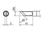  - Pájecí hrot HAKKO T39-K