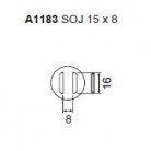 Hakko - Tryska A1183-SOJ 15x8 mm