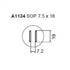 Hakko - Tryska A1134-SOP 7.5x18 mm