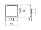  - Odpájecí hrot Quad 17,9x17,9 T15-1204