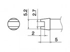 Hakko - Odpájecí hrot T15-R27 -2,7R