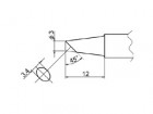 Hakko - Pájecí hrot T20-BCF3